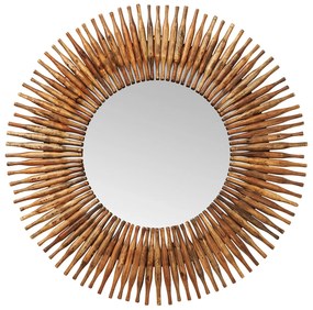 Sunlight zrkadlo hnedé Ø120 cm