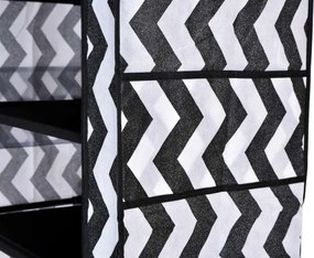 Šatníková skriňa LEA biela / čierna