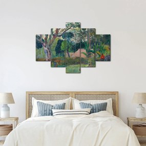 Obraz - Paul Gauguin, Te raau rahi (The Big Tree), reprodukcia (150x105 cm)