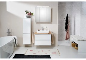Biela závesná skrinka bez umývadla 75x53 cm Set 360 - Pelipal