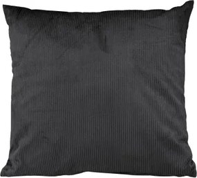 Dekoračný vankúš Cordia 45x45 cm, antracitový%