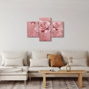 Obraz - Kvetinový dekor (90x60 cm)