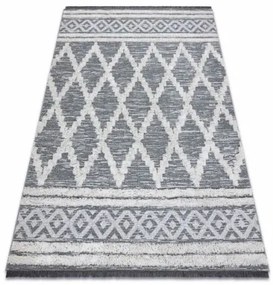Koberec MOROC Romby 22297 EKO SIZAL - sivý / krém