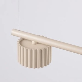 Sollux SL.2697 - Závesný luster AURA na lankách 4xGX53/10W/230V krémový