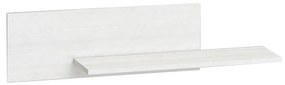 Konsimo Sp. z o.o. Sp. k. Nástenná polica SARPA 23x92 cm biela 11068.15.100