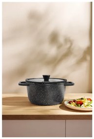 Silvercrest®  Hrniec z hliníkovej zliatiny, 24 cm (čierna žula)  (100390959)