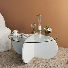 Konferenčný stolík Bubble White