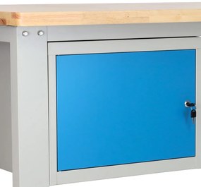 Dielenský stôl Solid OAK-14, 150 cm, 2 závesné boxy, dub