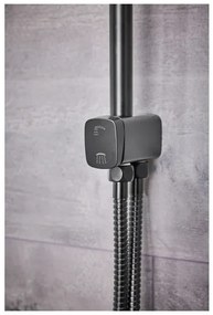 Livarno home Súprava hlavovej sprchy (čierna)  (100378989)