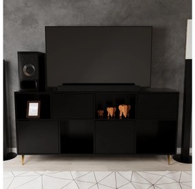 TV stolík/skrinka Modem L739 (čierna). Vlastná spoľahlivá doprava až k Vám domov. 1108023