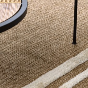 Dywany Łuszczów, Kusový koberec Spark 0687A beige/cream, 80x150, béžová, chodba / predsieň