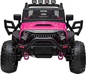 LEAN CARS Jeep JC666 Ružové maľované auto na batérie