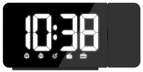 Solight CA04 - Rádiobudík s LED displejom a projektorom 1xCR2032/5V