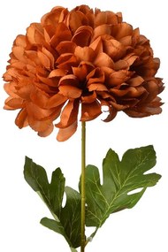 Dekorácia umelá kvetina s hnedým kvetom - 15*15*80 cm