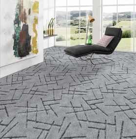 Koberce Breno Metrážny koberec NICOSIA 93, šíře role 500 cm, sivá, viacfarebná