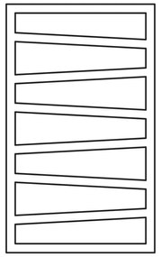 Terma Zigzag 835x500 kombinovaný radiátor Heban Z8