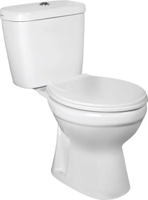 Novoterm WC kombi NV-Clear SO so spodným odpadom a WC sedadlom