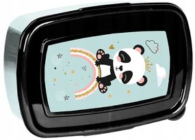 Školská taška na kolieskach - Veselá Panda 5-dielny set