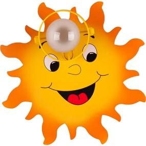 HELLUX Detské svietidlo SUN 1 E14 žltá 5216108