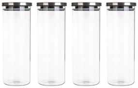 Dóza sklenená FREIA 1800 ml, s viečkom, 1,8 l