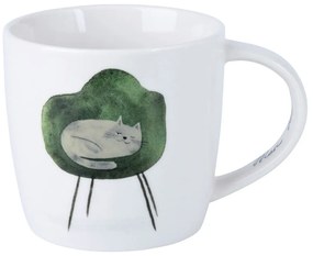 Biely porcelánový hrnček 400 ml Best Feline Friends – Maxwell &amp; Williams