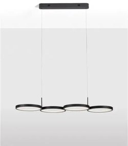 LED luster Magnus 84 čierne
