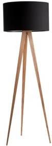 Stojací lampa Tripod Wood black Zuiver 5000805