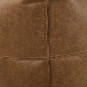 Taburetka Cubo Premium koža, hnedá