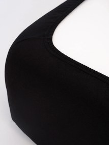 Jersey plachta Classic 140 x 200 cm – čierna