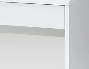 Písací/kozmetický stôl Checker, biely