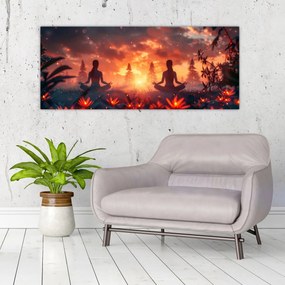 Obraz - Jóga v prírode (120x50 cm)
