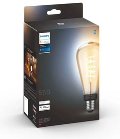 LED Stmievateľná žiarovka Philips Hue WHITE AMBIANCE ST72 E27/7W/230V 2200-4500K