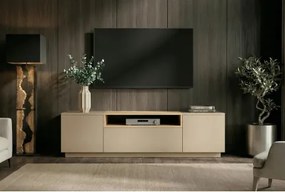 TV-skrinka 47812 Loft 160cm Sivá/Prírodná Dub Dyha  - Komfort-nábytok
