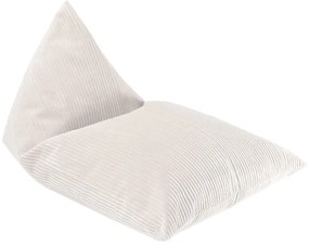 Krémovobiely menčestrový detský sedací vak Big Lounger – Wigiwama