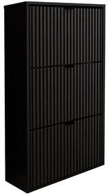 Skrinka na topánky Laro I Stojaci Čierna/Čierna/ Čierna