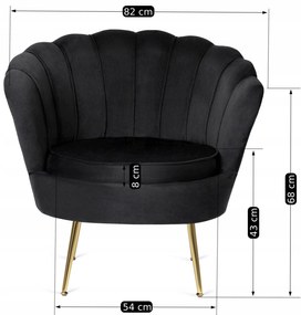 PROXIMA.store - Elegantné čalúnené kreslo GRAND FARBA: ružová