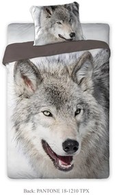 Bavlnená posteľná bielizeň Wild Vlk 160x200 cm