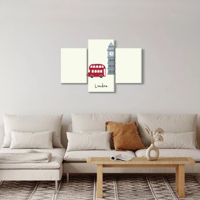 Obraz - Mestá Európy N⁰3 (90x60 cm)