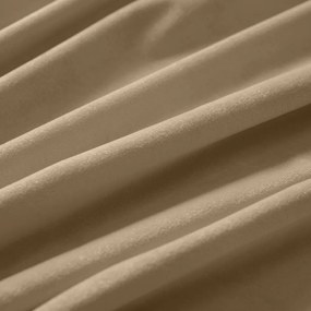 Biante Veľký zamatový oválny obrus Velvet Premium SVP-045 Kávovo béžový 160x200 cm