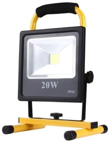 Wellhox LED prenosný nabíjateľný reflektor 20W