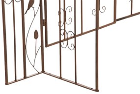 Pergola na popínavé rastliny GS22232 s bránkou - Hnedá antik
