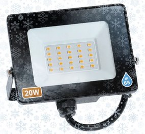 BERGE LED reflektor IVO-2 20W - studená biela