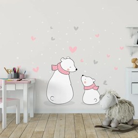 Detská samolepka na stenu Ambiance Family Cubs, 90 x 60 cm