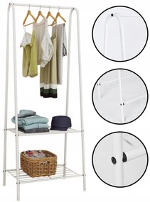 Stojanový vešiak OLIVER biely