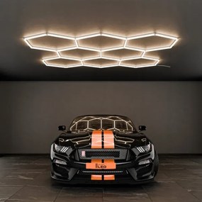 LED stropné svietidlo LED/570W/85-265V 6500K 522x298 cm CRI 90 IP54 biela