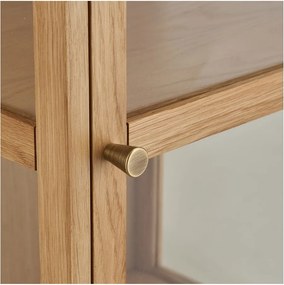 Vitrína v prírodnej farbe 47x180x40 cm Zamora – House Nordic