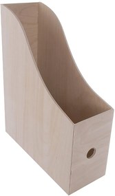 Čisté dřevo Drevený organizér / priečinok na dokumenty alebo časopisy