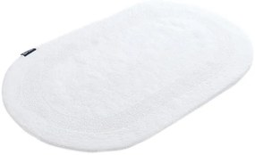 Kúpeľňový koberček Javo Cotton biely ovál