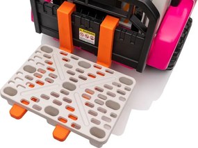 LEAN CARS Batériový vysokozdvižný vozík XMX638 ružový