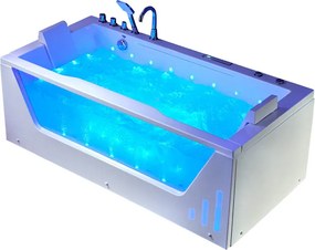 BPS-koupelny Hydromasážna vaňa HYD-SA944 180x90 s ohrevom vody